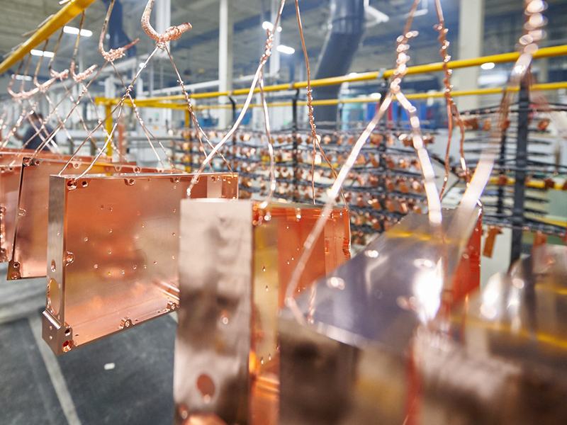 Cyanide copper parts