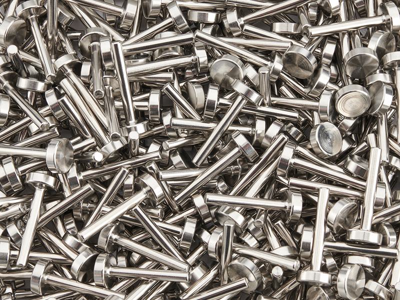 Pile of electropolished parts