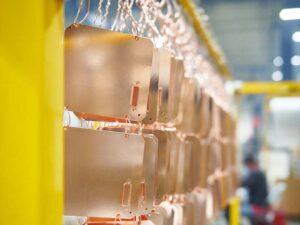 Electroless copper parts