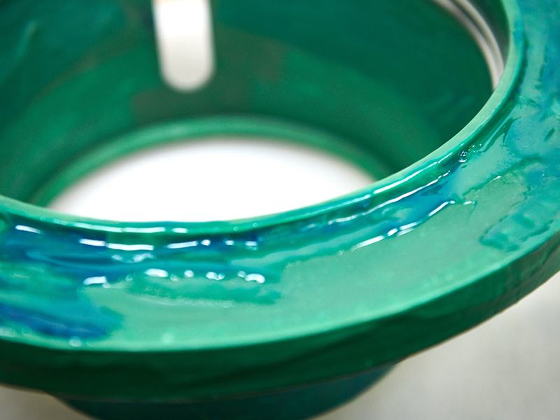 Close up of liquid masking